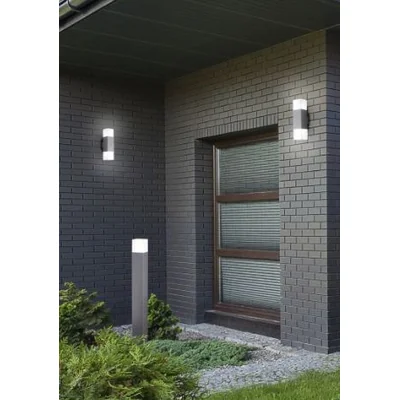 HUDSON Lampa stojąca zewnętrzna ekspozycyjna 80 cm tytan
