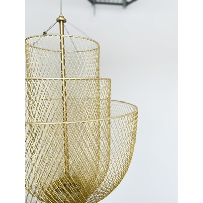 ILLUSION S Lampa wisząca 12W 3000K 960lm IP20 złota