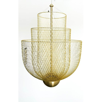ILLUSION S Lampa wisząca 12W 3000K 960lm IP20 złota