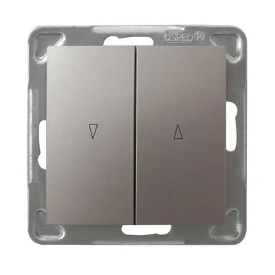 IMPRESJA Łącznik żaluzjowy z blokadą mechaniczną tytan