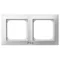 IMPRESJA Ramka podwójna do łączników IP44 biały
