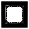 IMPRESJA Ramka pojedyncza czarne szkło + ramka czarna