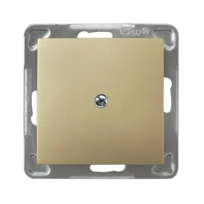 IMPRESJA Zaślepka złoty metalik