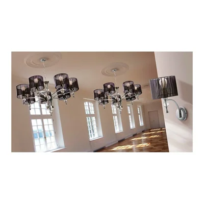 IMPRESS Lampa ścienna czarna