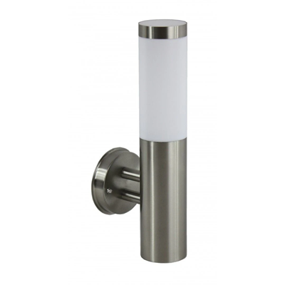 INOX Lampa zewnętrzna ścienna 33,6 cm srebrna