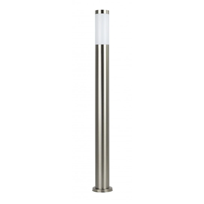 INOX Lampa zewnętrzna stojąca 110 cm srebrna