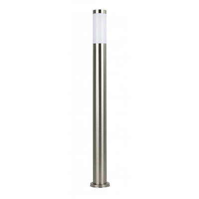 INOX Lampa zewnętrzna stojąca 110 cm srebrna