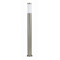 INOX Lampa zewnętrzna stojąca 110 cm srebrna
