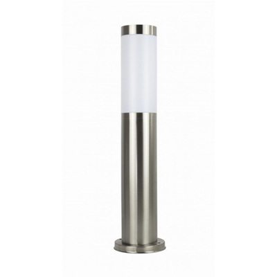 INOX Lampa zewnętrzna stojąca 45 cm srebrna