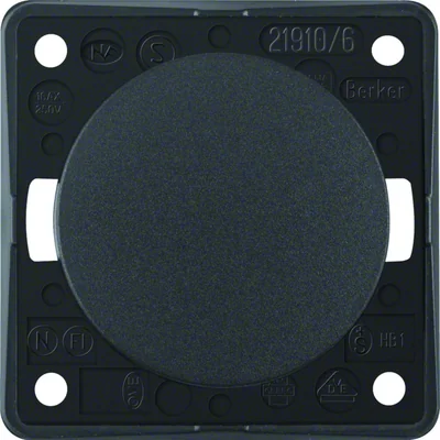 INTEGRO FLOW/PURE Łącznik klawiszowy uniwersalny antracytowy matowy