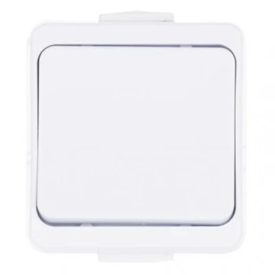 JANTAR Wyłącznik schodowy 1P biały IP 44