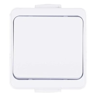 JANTAR Wyłącznik schodowy 1P biały IP 44