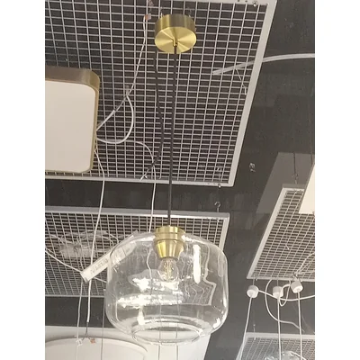 JAWA Lampa wisząca E27 IP20 mosiądz