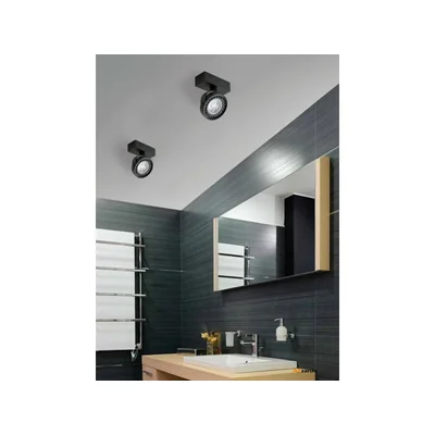 JERRY 1 230V Lampa sufitowo-ścienna czarna