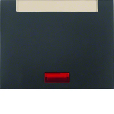 K.1 Klawisz z 5 dołączonymi soczewkami i polem opisowym antracytowy matowy