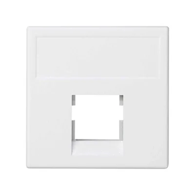 K45 Płytka 1xRJ bez osłon Reichle de Massari (R&M) czyta biel