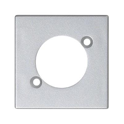 K45 Płytka multimedialna do gniazd XLR (NEUTRIK) aluminium