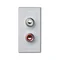 K45/2 Płytka do złącz 2x RCA (CINCH) 22,5x45mm + wkłady aluminium