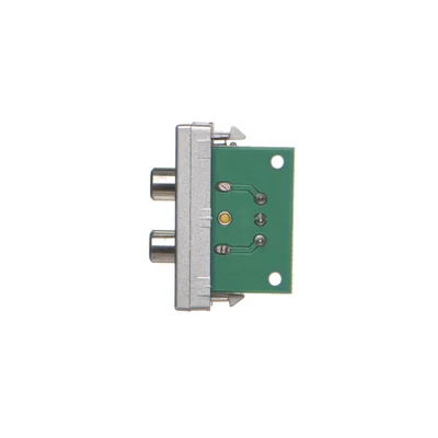 K45/2 Płytka do złącz 2x RCA (CINCH) 22,5x45mm + wkłady aluminium