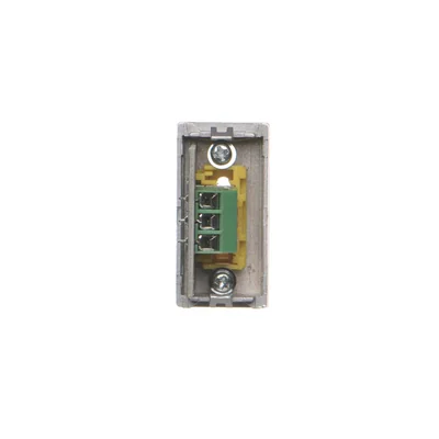 K45/2 Płytka do złącz 2x RCA (CINCH) 22,5x45mm + wkłady aluminium