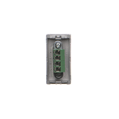 K45/2 Płytka multimedialna ze złączem USB typu A żeńskim 22,5x45mm aluminium