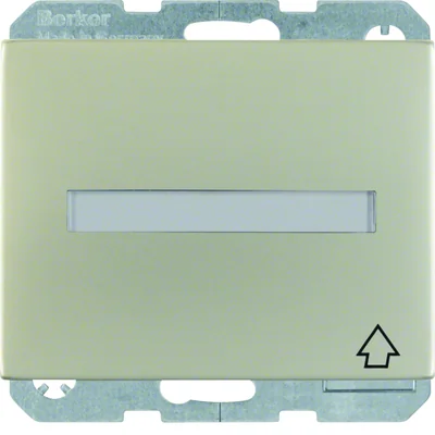 K.5 Gniazdo SCHUKO z pokrywą i polem opisowym stal szlachetna