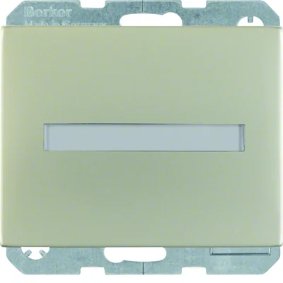 K.5 Gniazdo SCHUKO z samozamykającą się pokrywą i polem opisowym IP44 stal szlachetna