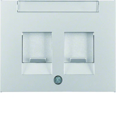 K.5 Płytka czołowa podwójna z zasuwami chroniącąmi przed kurzem aluminium