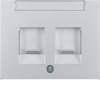 K.5 Płytka czołowa podwójna z zasuwami chroniącąmi przed kurzem aluminium