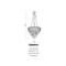 KALABRIA Lampa wisząca chrom
