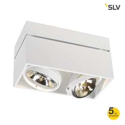 KARDAMOD Lampa sufitowa podwójna biała ekspozycyjna