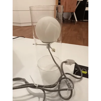 KARLO Lampa stołowa przezroczysta