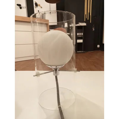 KARLO Lampa stołowa przezroczysta