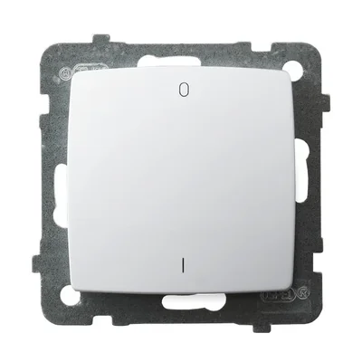 KARO Łącznik dwubiegunowy biały, bez ramki