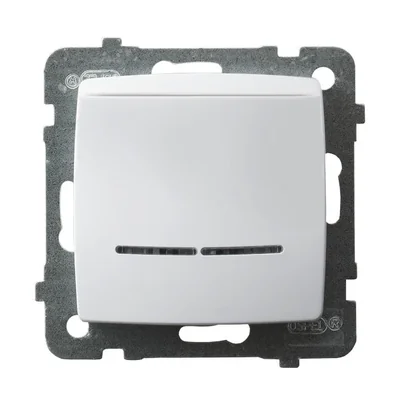 KARO Łącznik hotelowy biały, bez ramki