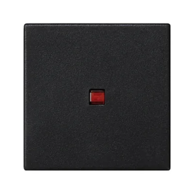 Klawisz K45 45x45 łącznika uniwersalnego z podświetleniem, szary grafit