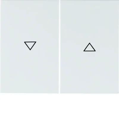 Klawisz podwójny z nadrukiem symbolu "strzałka" biały