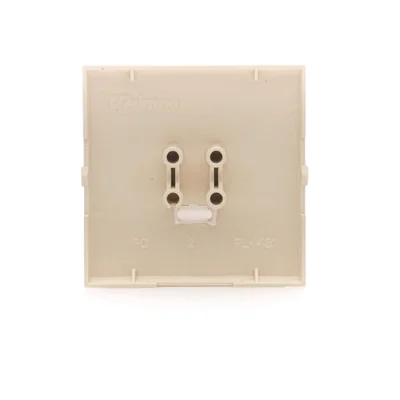 Klawisz pojedynczy z oczkiem do łączników/przycisków podświetlanych, krem