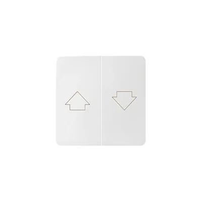 Klawisz przycisku żaluzjowego, biały