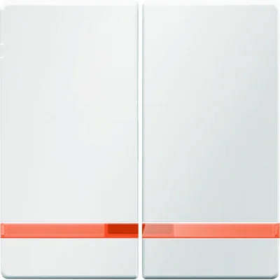 Klawisze z pomarańczową soczewką śnieżnobiały, aksamit