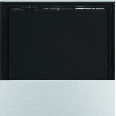 KNX EASY S.1/B.3/B.7 Element centralny do regulatora temperatury i pokojowego aluminium matowy