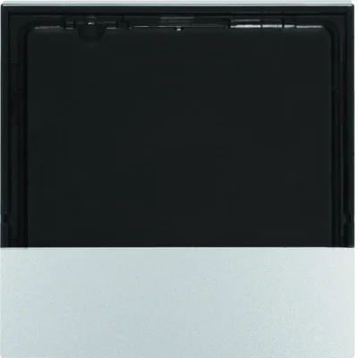 KNX EASY S.1/B.3/B.7 Element centralny do regulatora temperatury i pokojowego aluminium matowy