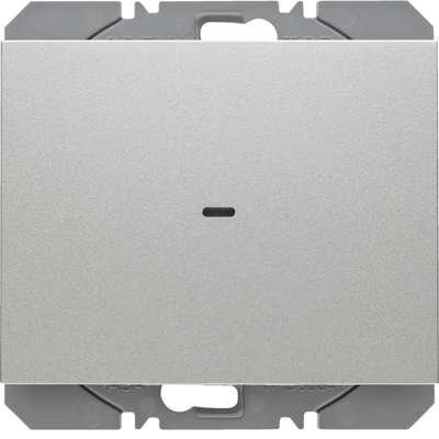 KNX RF QUICKLINK K.5 Przycisk radiowy 1-krotny płaski aluminium lakierowany