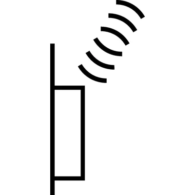 KNX RF QUICKLINK Q.1/Q.3 Przycisk radiowy 1-krotny płaski biały