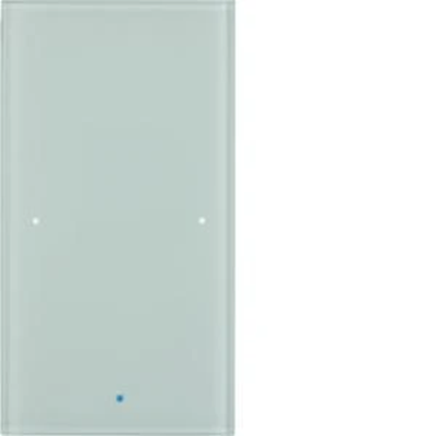 KNX TS Sensor szklany dotykowy 1-krotny komfort szkło biały