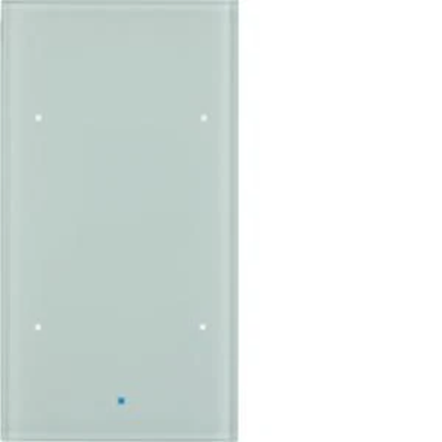 KNX TS Sensor szklany dotykowy 2-krotny komfort szkło biały