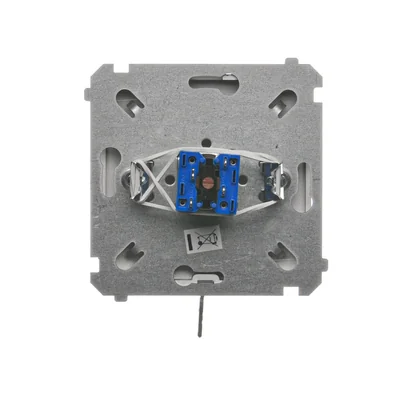 Łącznik chwilowy żaluzjowy z kluczem, 3 pozycyjny satyna metalik