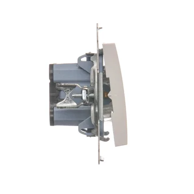 Łącznik dwubiegunowy (moduł) 16A, 250V, zaciski śrubowe, biały