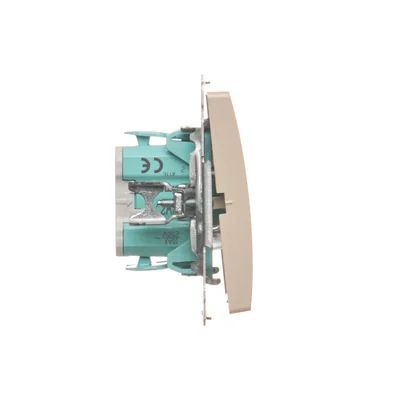 Łącznik dwubiegunowy (moduł) 230, beżowy