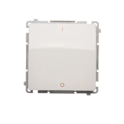 Łącznik dwubiegunowy (moduł) 230V, biały